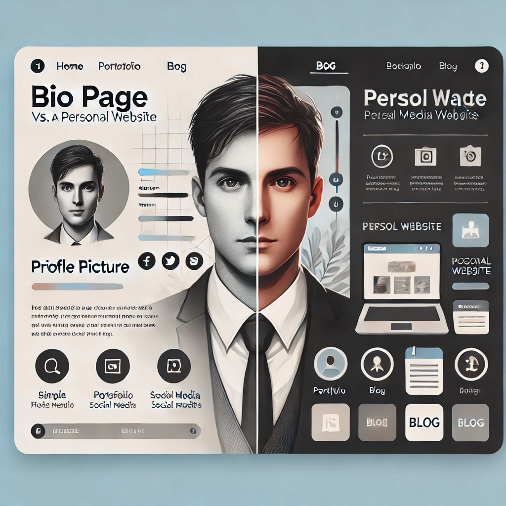 Bio Page Vs Personal Website
